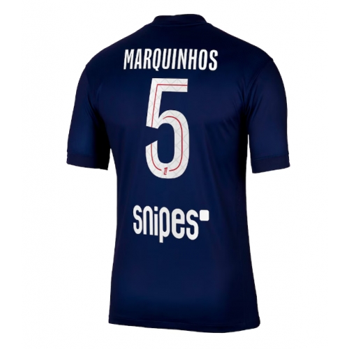 Billige Fotballdrakt Paris Saint-Germain Marquinhos #5 Replika Hjemmedrakt 2025-26 Kortermet Billige Fotballdrakt Paris Saint-Germain Marquinhos #5 Replika Hjemmedrakt 2025-26 Kortermet